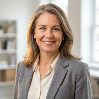 Sarah Coleman, oppført som økonomidirektør hos Klar Sparelse, i et profilbilde